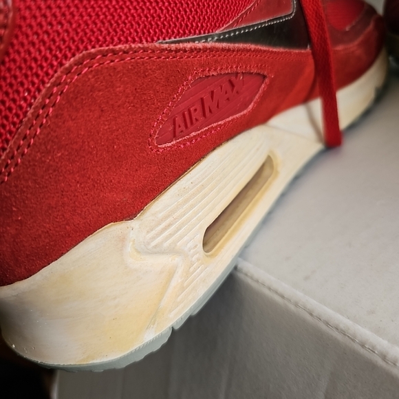 Nike Air Max 90 Essential Men's Size 12 Gym Red 537384-602 Athletic Sneakers - Picture 6 of 11